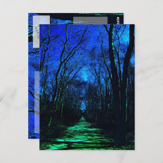 Midnight Path Briefkaart (Voorkant / Achterkant)