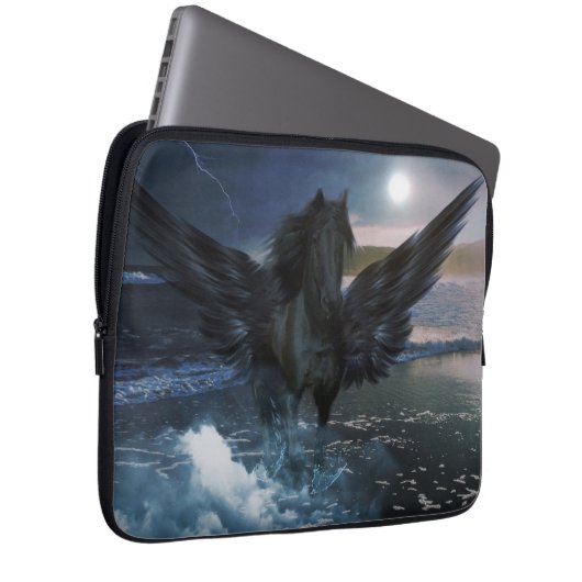 Midnight Pegasus Electronics Bag Laptop Sleeve (Voorkant Rechts)