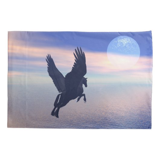 Midnight Pegasus Kussensloop (Achterkant)