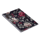 Midnight Peony Botanica Notitieboek (Rechterzijde)