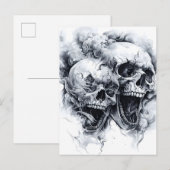 Midnight Phantom Skull Aankondigingskaart (Voorkant / Achterkant)