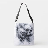 Midnight Phantom Skull Crossbody Tas (Achterkant)