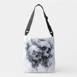 Midnight Phantom Skull Crossbody Tas