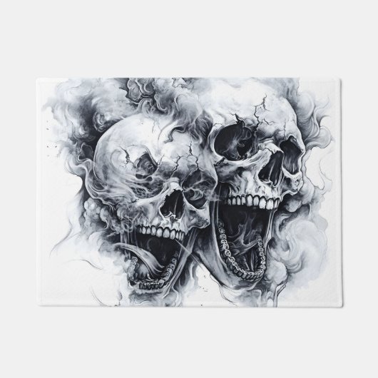 Midnight Phantom Skull Deurmat (Voorkant)