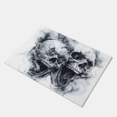 Midnight Phantom Skull Deurmat (Schuin)