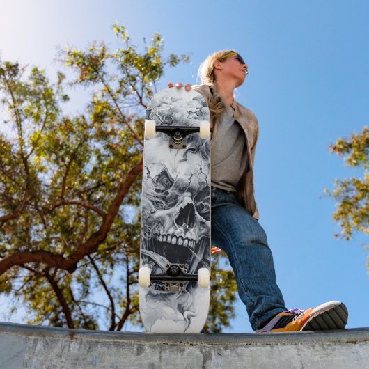 Midnight Phantom Skull Persoonlijk Skateboard (Buiten 1)