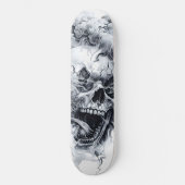 Midnight Phantom Skull Persoonlijk Skateboard (Voorkant)