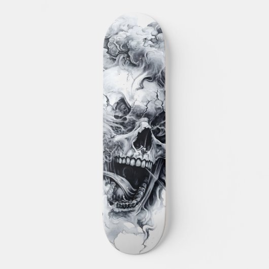 Midnight Phantom Skull Persoonlijk Skateboard (Voorkant)