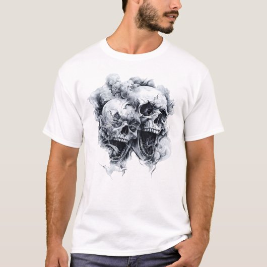 Midnight Phantom Skull T-shirt (Voorkant)