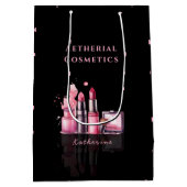 Midnight Pink Custom Salon Gift Bag Medium Cadeauzakje (Achterkant)