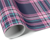 Midnight Plaid Wrapping Paper Roll Cadeaupapier (Rol Hoek)