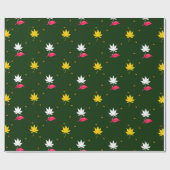 Midnight Poetry Kerstmis Cadeaupapier (Vlak)