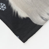 Midnight polar beer fleece deken (Hoek)