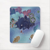 Midnight Pomeranian Mousepad Muismat (Met muis)
