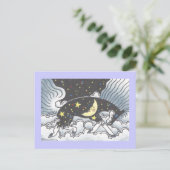 Midnight Pony Briefkaart (Staand voorkant)