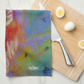 "Midnight Prickly Pear" handdoek (Quarter Fold)