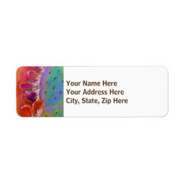 "Midnight Prickly Pear" — labels aan retouradres k