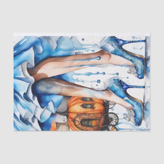 Midnight Prinses Decoupage Papier (Voorkant)