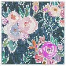 MIDNIGHT PROFUSION Dark Roos Floral
