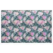 MIDNIGHT PROFUSION Dark Roos Floral Stof (Fat Quarter)