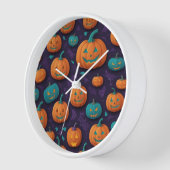 Midnight Pumpkin Wall Clock (Hoek)
