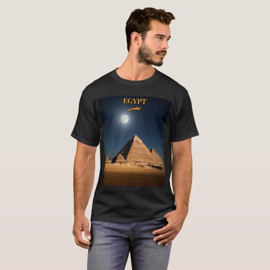 Midnight Pyramids T-shirt (Voorkant volledig)