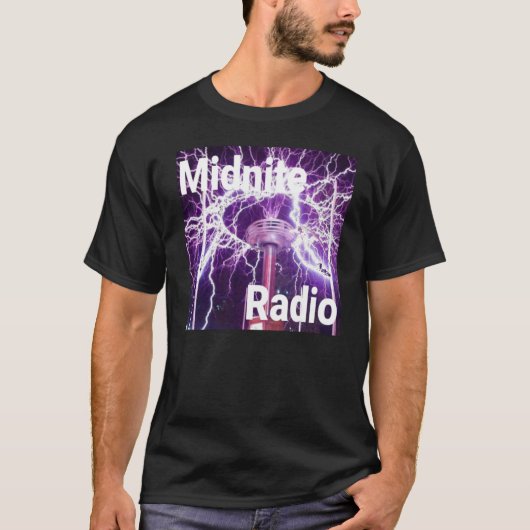 Midnight Radio - Privéstream! internetradio T-shirt (Voorkant)