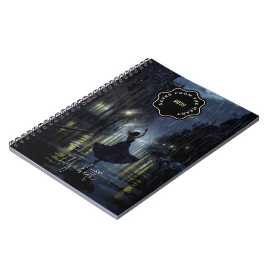 Midnight Rain Dance Notitieboek (Linkerzijde)