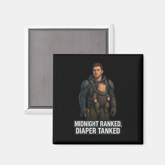 Midnight Ranked  Magneet (Voorkant / Achterkant)