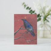 Midnight Raven Briefkaart (Staand voorkant)