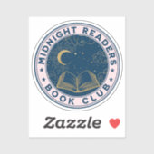 Midnight Readers Boekenclub Sticker (Vel)