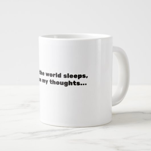 “Midnight Reflections” Grote Koffiekop (Voorkant rechts)