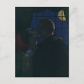 Midnight Rendezvous, Lovers by the Full Moon Briefkaart (Voorkant)