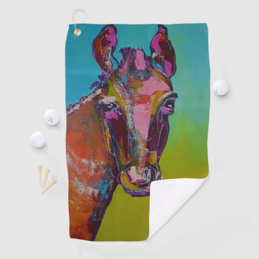 "Midnight Ride II" Golf Towel Golfhanddoek (Insitu)