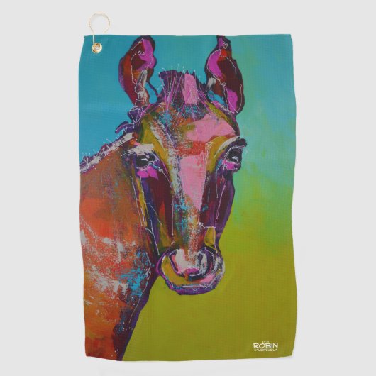 "Midnight Ride II" Golf Towel Golfhanddoek (Voorkant)