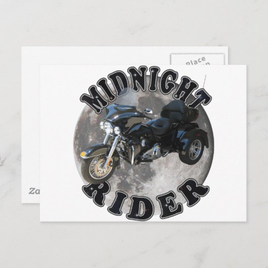 Midnight Rider Briefkaart (Voorkant / Achterkant)