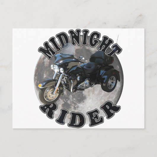 Midnight Rider Briefkaart (Voorkant)