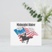Midnight Rider Briefkaart (Staand voorkant)