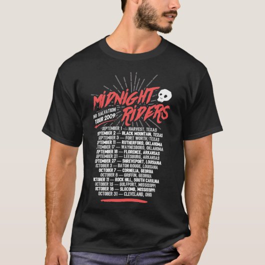 Midnight Riders - geen Salvatietour Classic T-Shir T-shirt (Voorkant)