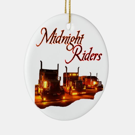Midnight Riders Keramisch Ornament (Rechts)