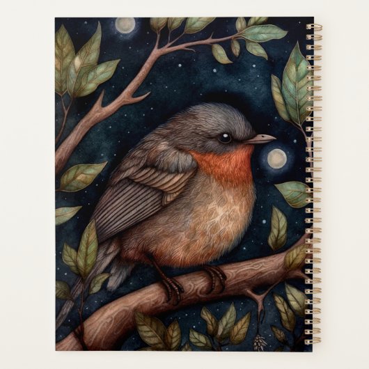 Midnight Robin Planner (Achterkant)