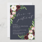 Midnight Romance bruiloft uitgesteld Kaart (Voorkant)