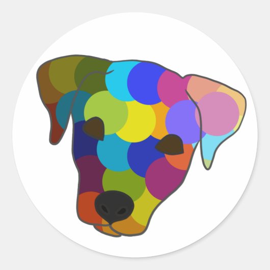 Midnight Ronde Sticker (Voorkant)