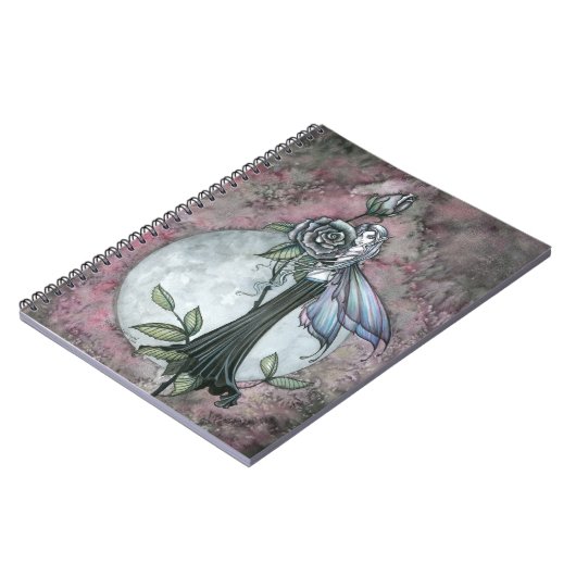 Midnight Roos Fairy Notitieboek (Linkerzijde)