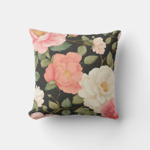 Midnight Roos Garden Lush Florals Garden Kussen