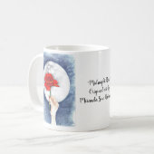 "Midnight Roos" Koffiemok (Voorkant links)