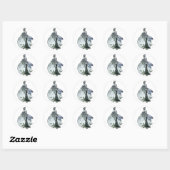 Midnight Rose Feeënstickers Ronde Sticker (Vel)