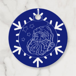 Midnight Santa Bedankjes Labels