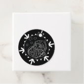 Midnight Santa Bedankjes Labels (In situ)