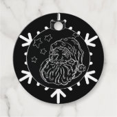 Midnight Santa Bedankjes Labels (Voorkant)